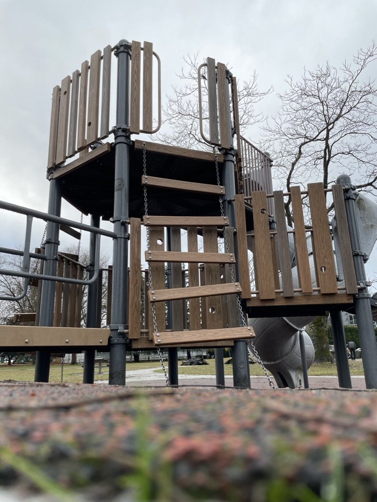 The play structure where Somer climbed